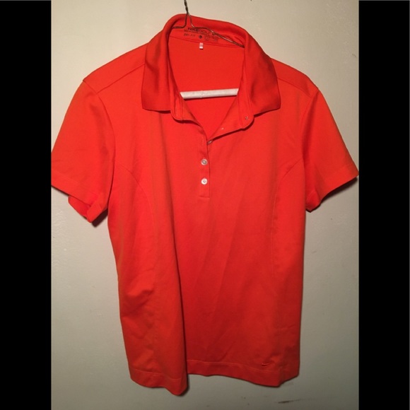 Orange Nike Golf Tee - Picture 1 of 2